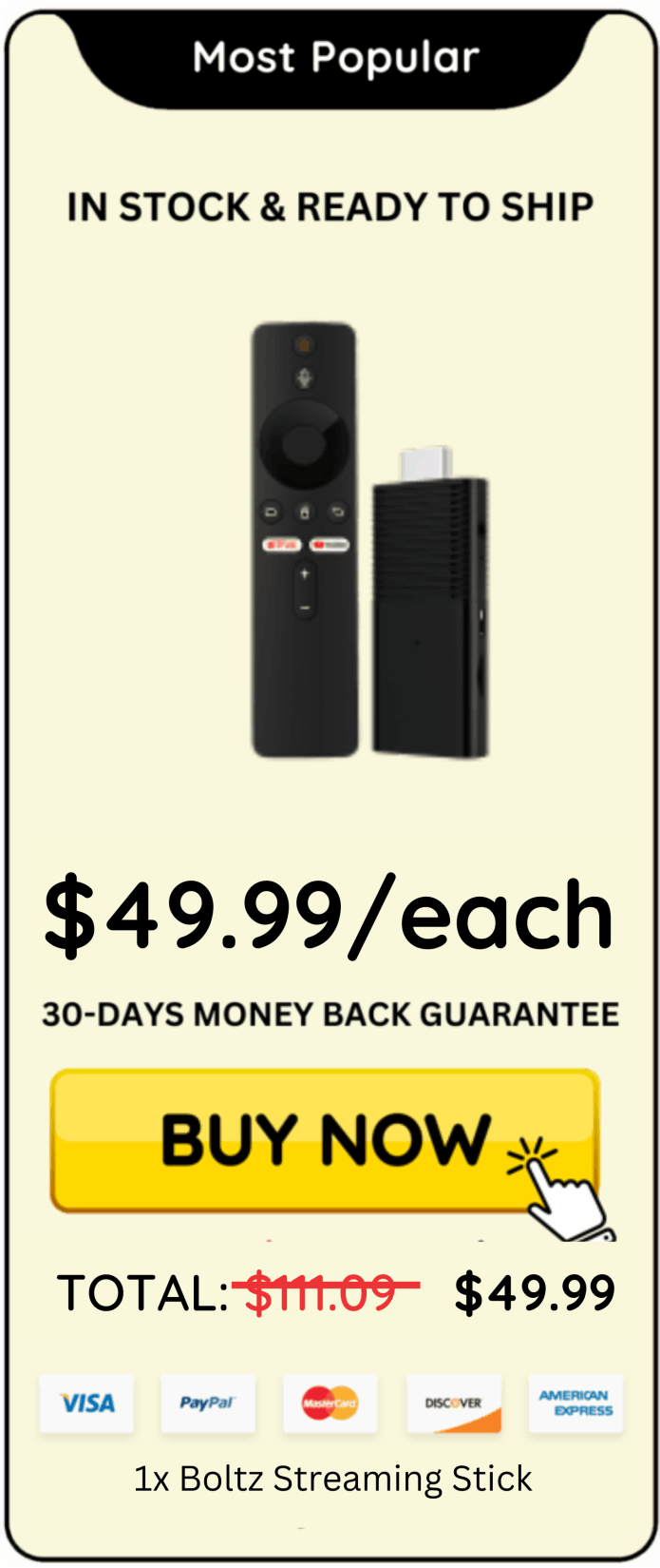 Boltz Streaming Stick offer price